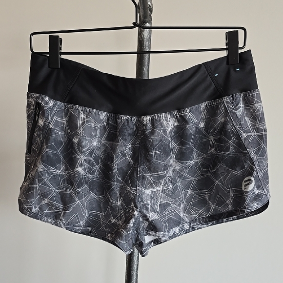 Pelagic Pants - Pelagic Women's Black and Gray Patterned Shorts